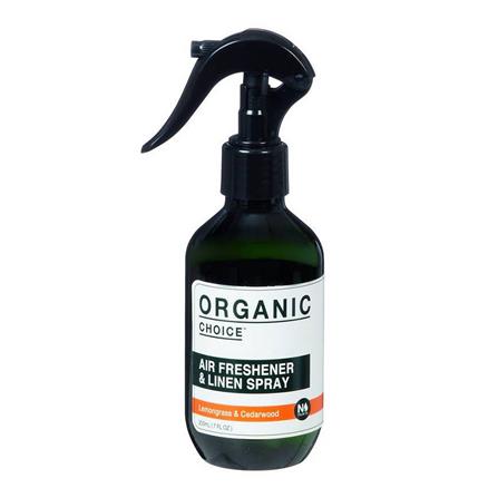 สเปรย์ปรับอากาศ ORGANIC CHOICE  200ml LEMONGRASS & CEDARWOOD