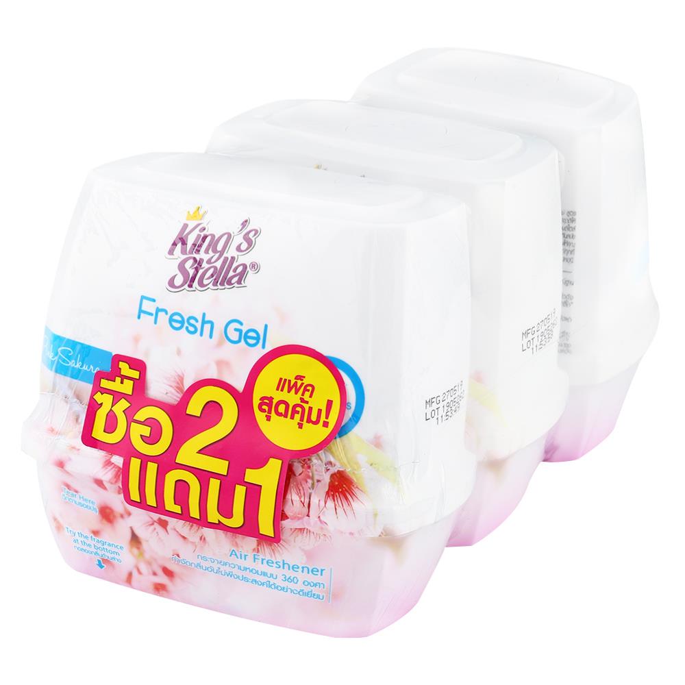 เจลปรับอากาศ KING STELLA 180g SAKURA 2 แถม 1