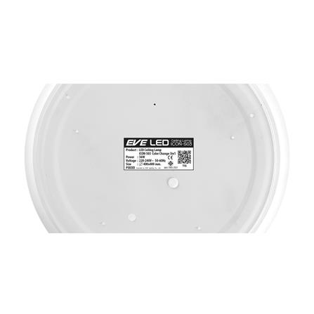 ไฟเพดาน LED EVE 583412 16 นิ้ว 36 วัตต์ DAYLIGHT/COOL WHITE/WARM WHITE สีขาว_5