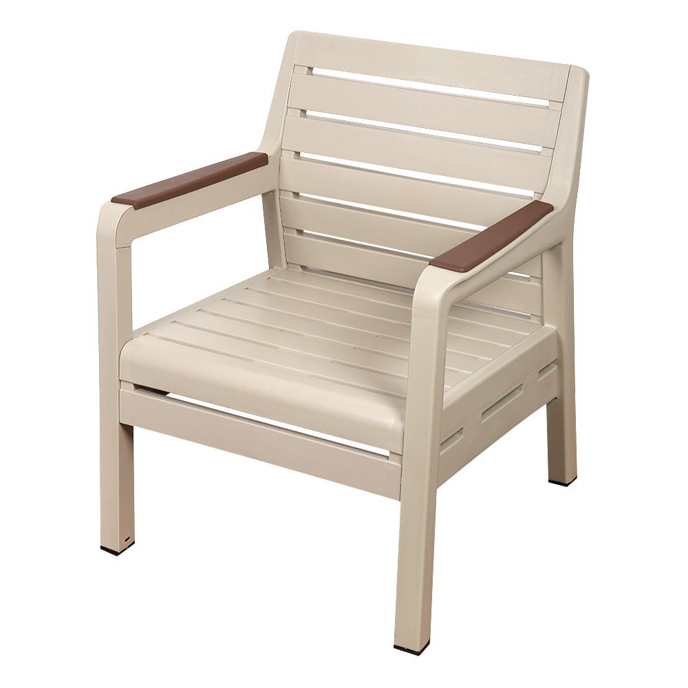 เก้าอี้พลาสติก SPRING MONTANA สีเบจ