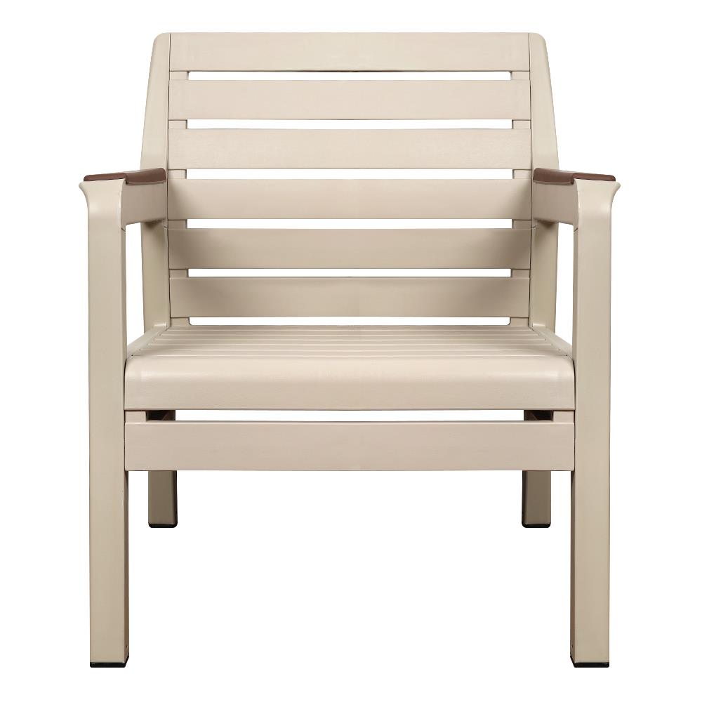 เก้าอี้พลาสติก SPRING MONTANA สีเบจ