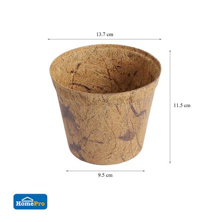 กระถางใยมะพร้าว SPRING 5.5 นิ้ว สีน้ำตาล_5