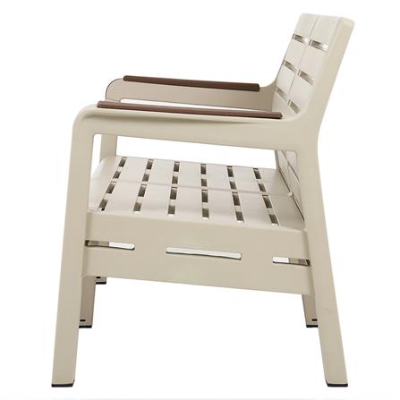 ม้านั่งพลาสติก 2 ที่นั่ง SPRING MONTANA สีเบจ_2