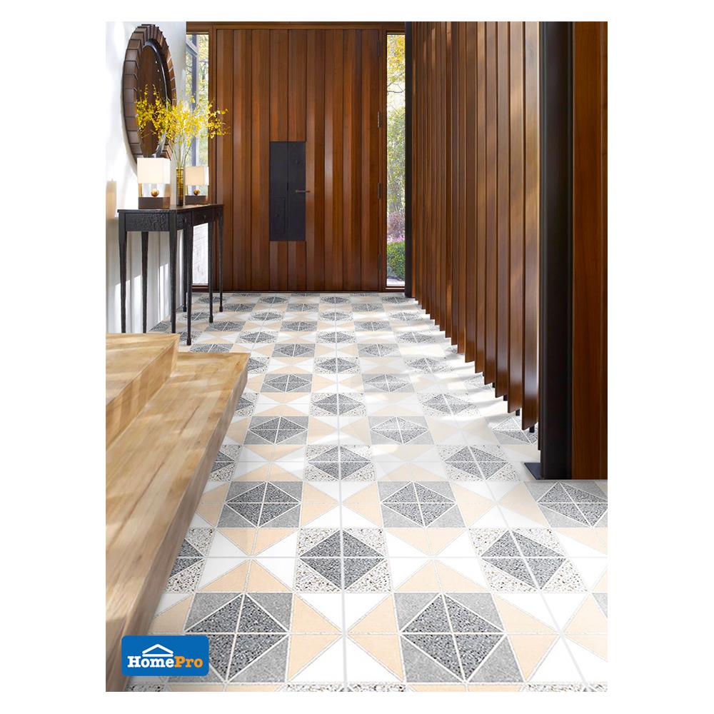 กระเบื้องพื้น 16x16 นิ้ว DURAGRES ซานโตร่า เทา A