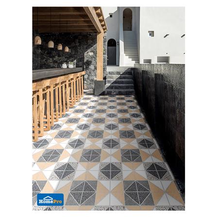 กระเบื้องพื้น 16x16 นิ้ว DURAGRES ซานโตร่า เทา A_3