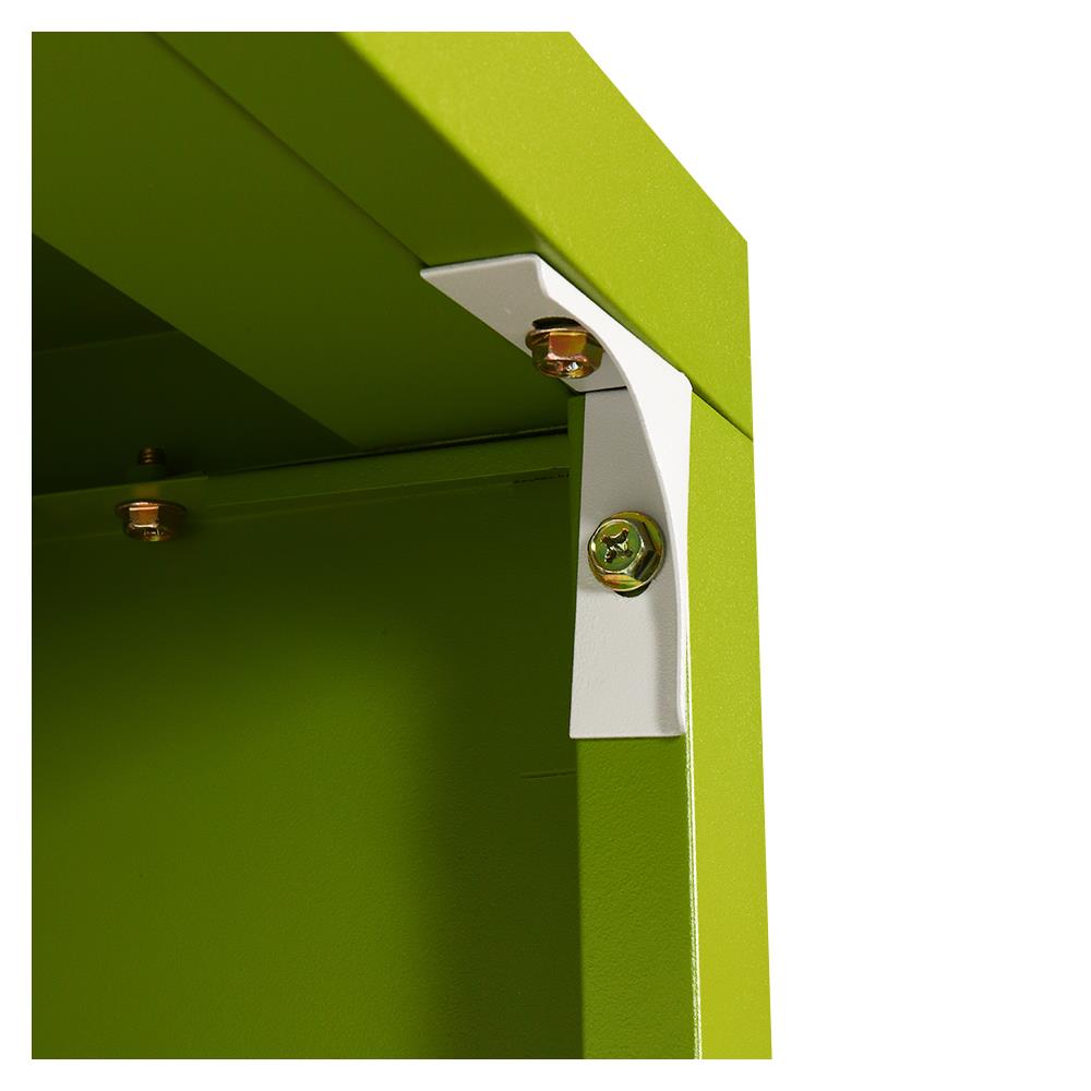 ชั้นวางของโล่ง LUCKY WORLD SF-1200x1800-GG 120X45.5X180 ซม. สีเขียว