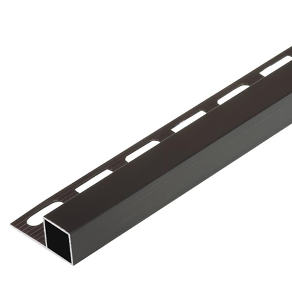 คิ้วอะลูมิเนียมแบบเหลี่ยม HOME 13 มม. 2 ม. สีโอ๊ค