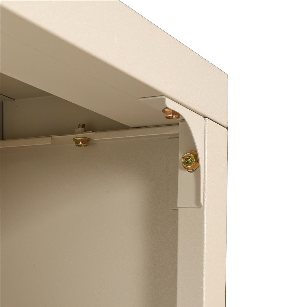 ชั้นวางของโล่ง LUCKY WORLD SF-1200x1800-MC สีครีมเมทัลลิค