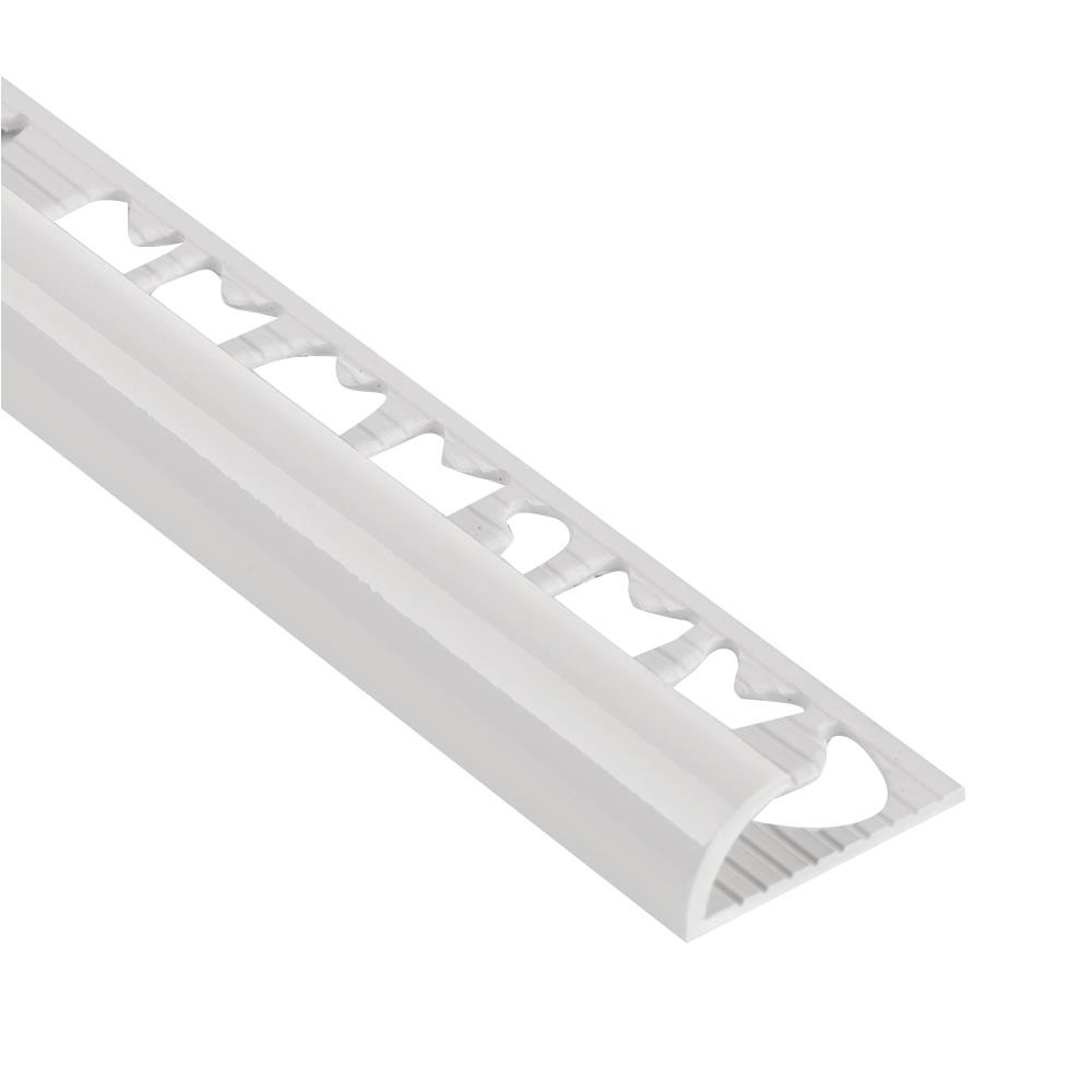 คิ้ว PVC ชาละวัน พลัส 8 มม. 2 ม. สีขาวมะลิวัลย์