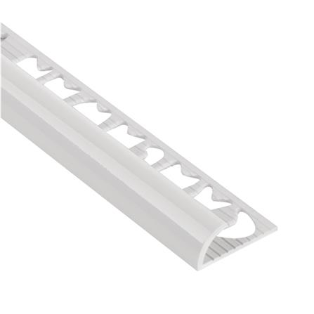 คิ้ว PVC ชาละวัน พลัส 8 มม. 2 ม. สีขาวมะลิวัลย์