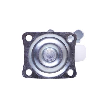 ลูกล้อไนลอน BY TORA แป้นหมุน มีเบรค สีขาว 2.5 นิ้ว แพ็ก 4 ชิ้น_2