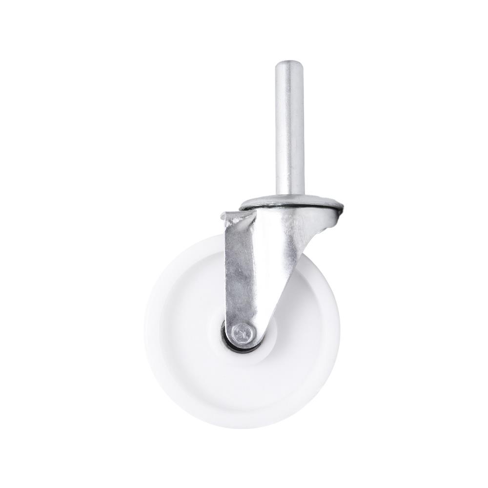 ลูกล้อนั่งร้าน BY TORA เพลาหมุน ไม่มีเบรก 8 นิ้ว สีขาว