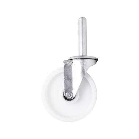 ลูกล้อนั่งร้าน BY TORA เพลาหมุน ไม่มีเบรก 8 นิ้ว สีขาว