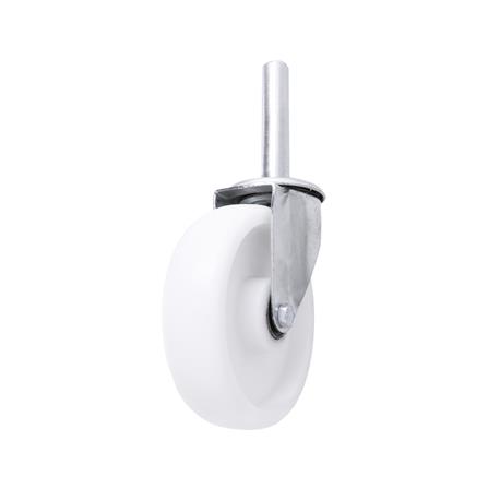 ลูกล้อนั่งร้าน BY TORA เพลาหมุน ไม่มีเบรก 8 นิ้ว สีขาว_1