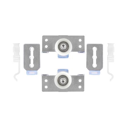 ชุดลูกล้อบานเลื่อน BY TORA ล้อเดี่ยว SD-1000 100 กก. สีขาว
