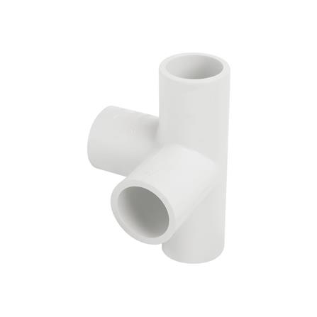 ข้อต่อสี่ทางตั้งฉาก PVC THAI PIPE 3/4 นิ้ว สีขาว_1