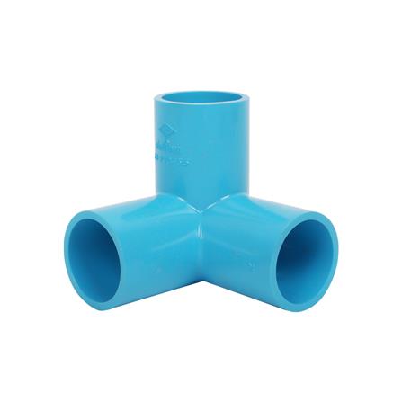 ข้อต่อสามทางตั้งฉาก PVC THAI PIPE 1 นิ้ว สีฟ้า
