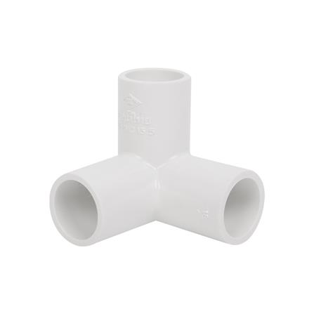 ข้อต่อสามทางตั้งฉาก PVC THAI PIPE 1/2 นิ้ว สีขาว_0