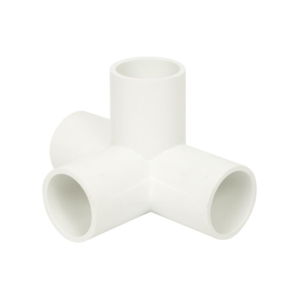 ข้อต่อสี่ทางตั้งฉาก PVC THAI PIPE 1 นิ้ว สีขาว