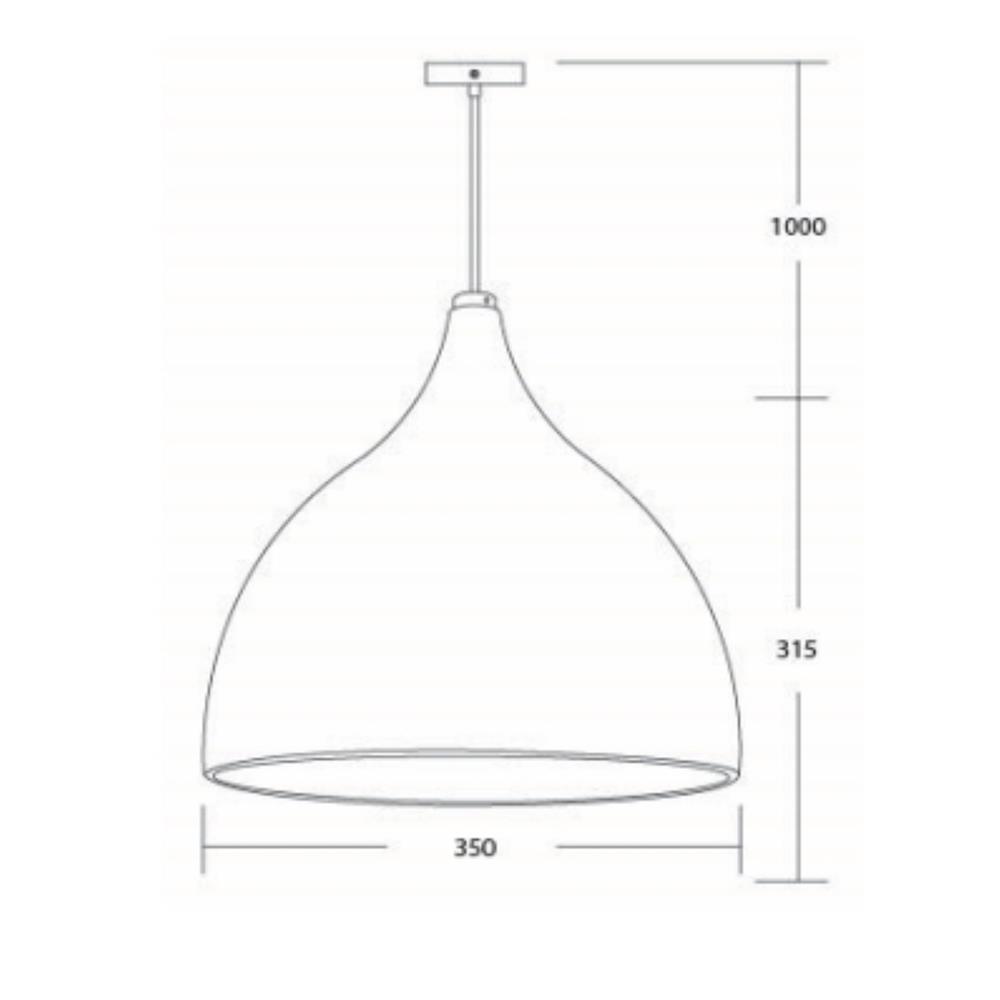 ไฟช่อ L&E PSS35-041 สีดำ 1 หัว