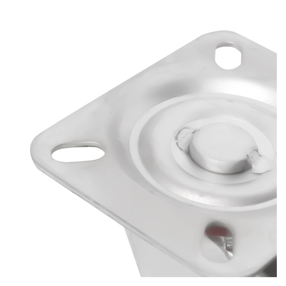 ลูกล้อยาง BY TORA แป้นหมุน มีเบรก 2 ชั้น 3 นิ้ว สีดำ