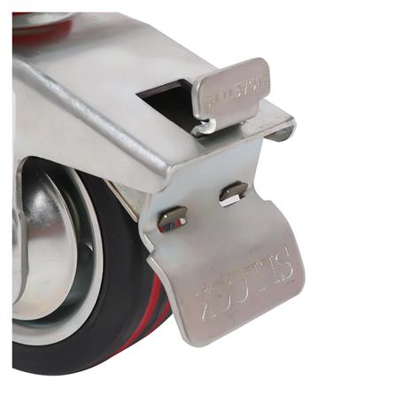 ลูกล้อยาง BY TORA แป้นหมุน มีเบรก 2 ชั้น 3 นิ้ว สีดำ_1