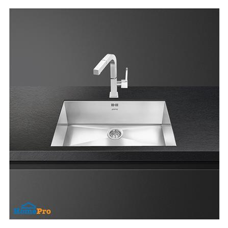 ซิงค์ฝัง 1 หลุม SMEG VSTQ72-2 SS สีเงิน_2