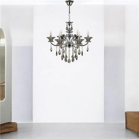 ไฟช่อ LUMAX PSC50-096 สีดำ/เงิน 6 หัว_2