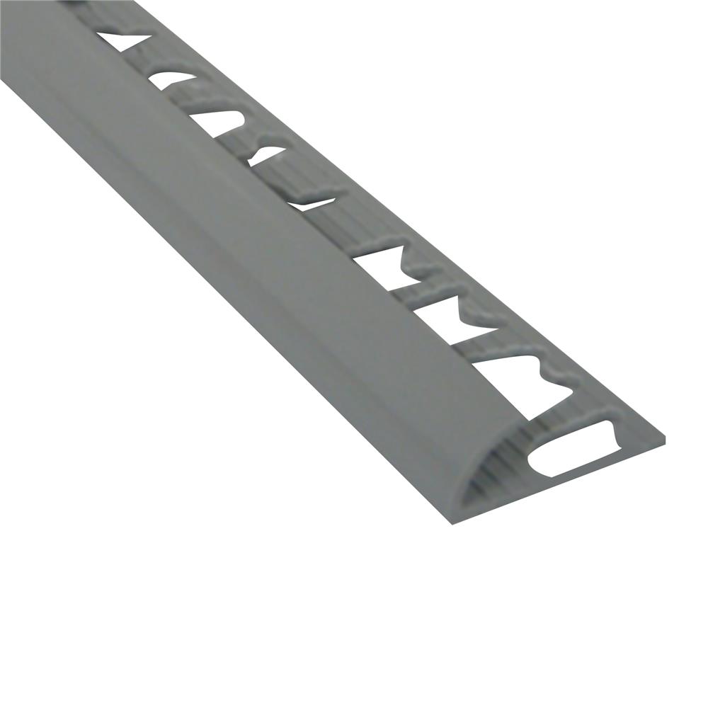 คิ้ว PVC ชาละวัน พลัส 8 มม. 2 ม. สีเทาพิราบ