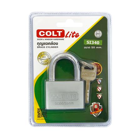กุญแจลูกปืน COLT LITE SI340 50 มม. คอสั้น สีสเตนเลส_3