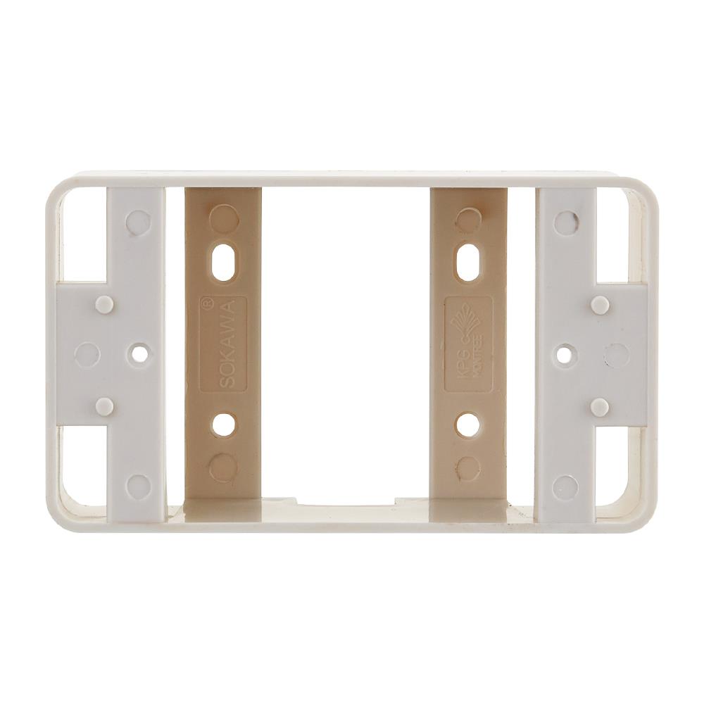 กล่องลอย KPG S-075 2x4 นิ้ว สีขาว