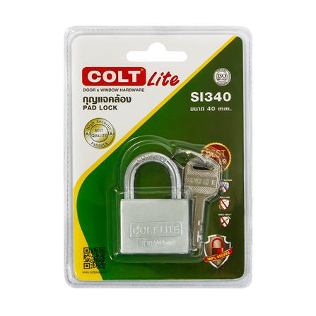 กุญแจลูกปืน COLT LITE SI340 40 มม. คอสั้น สีสเตนเลส_3