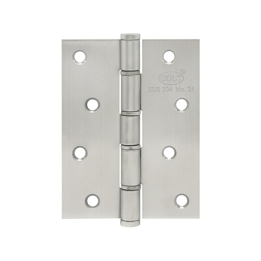 บานพับ 4X3 นิ้ว X 2 มม. COLT 25 สีสเตนเลส (แพ็ก 2 ชิ้น)
