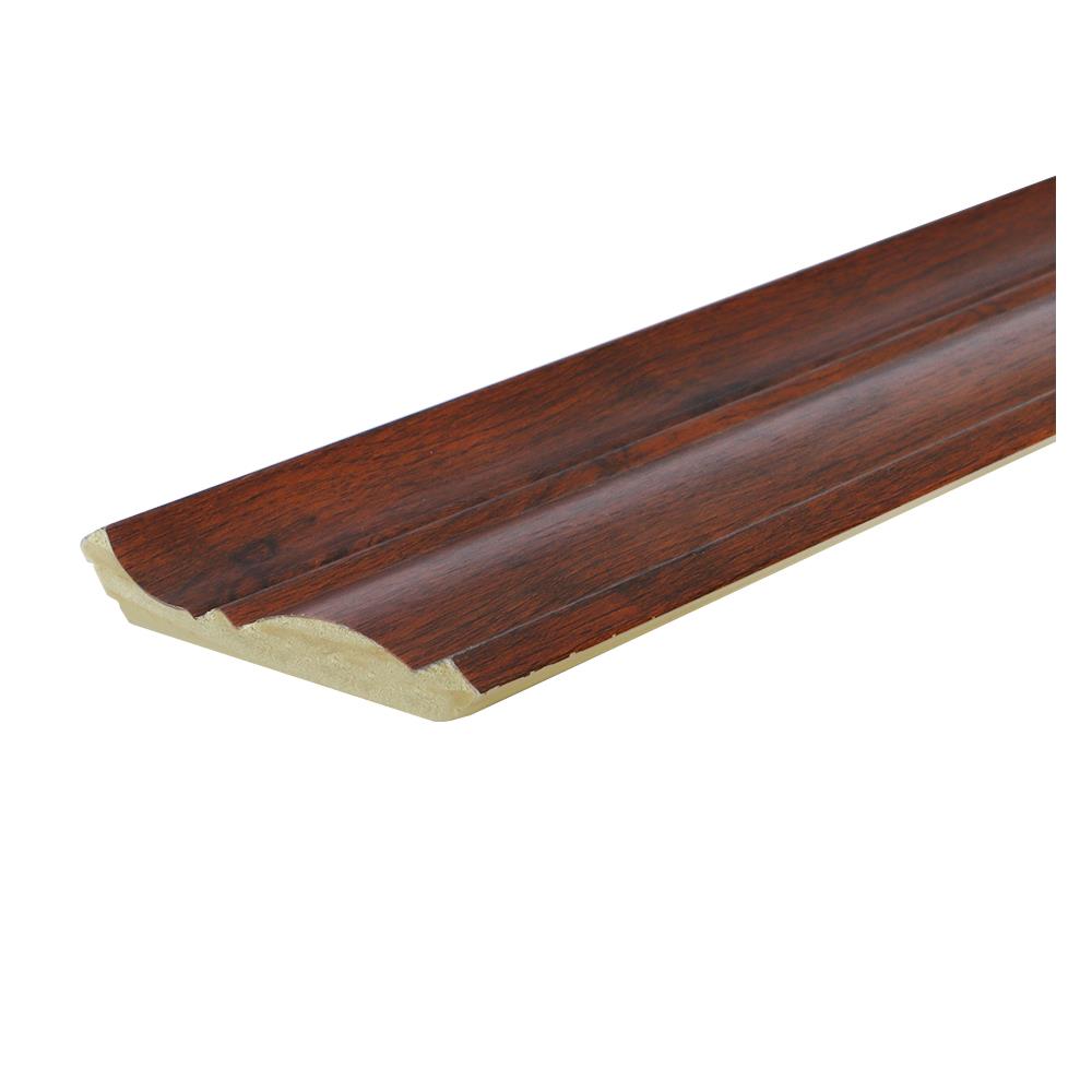 บัวฝ้า PS  LINEDEKOR MG251-4 7.2x240x0.8 ซม. สีมะค่า