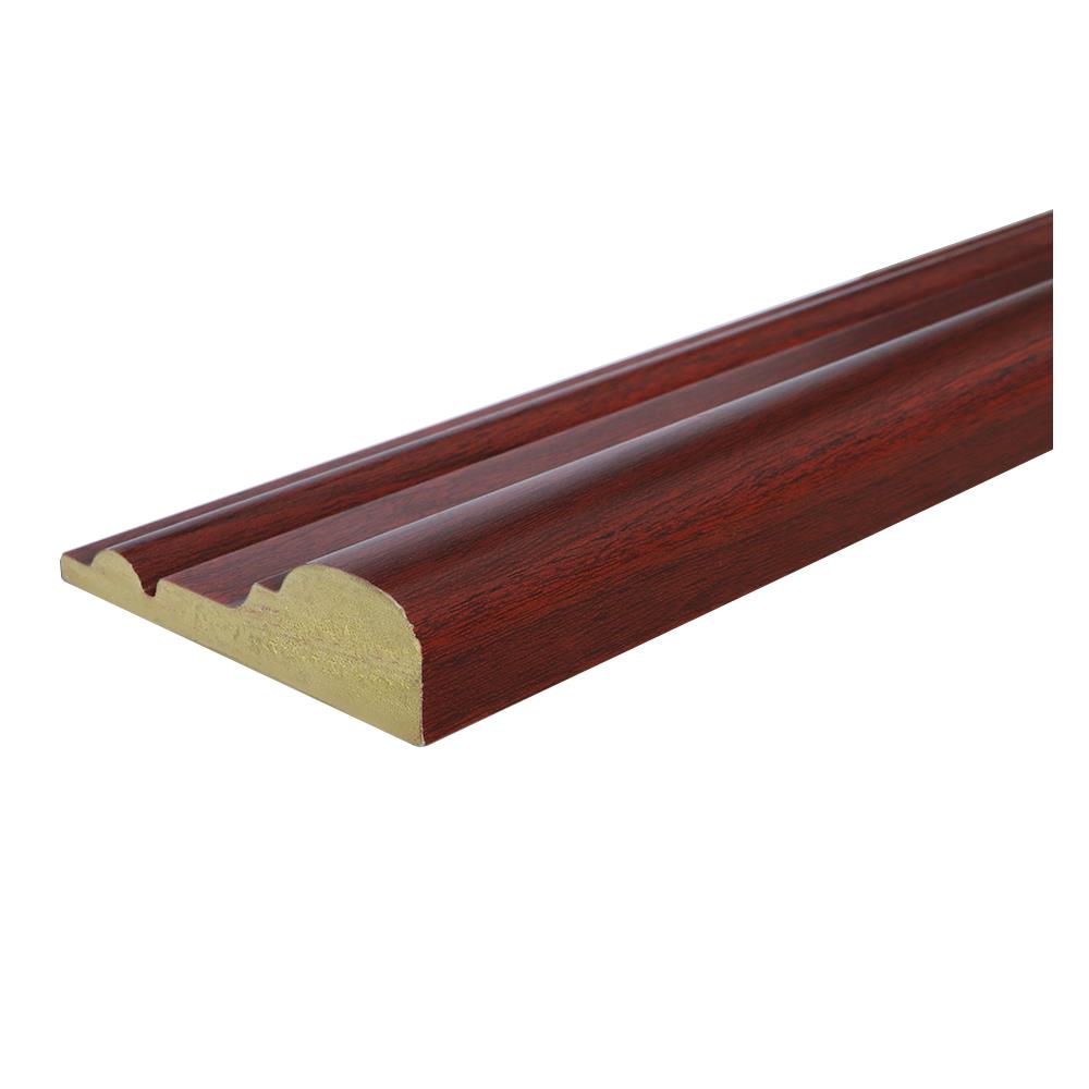 ซับวงกบ PS LINEDEKOR MG3002-4 7.5x300x2.1 ซม. สีไม้แดง