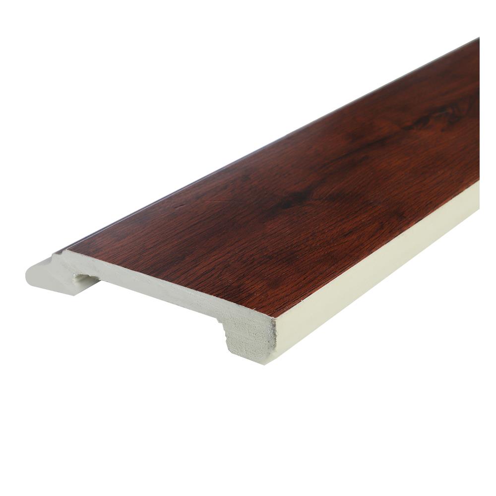 บัวพื้น PS YES MOULDING BL004-02 5x240x2 ซม. สีมะค่าแดง