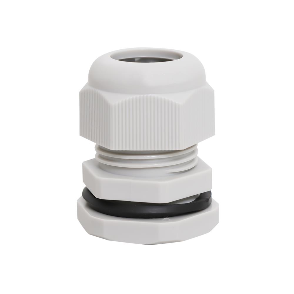 เคเบิ้ลแกลนด์เกลียวล็อค HACO HM-25G สีเทา