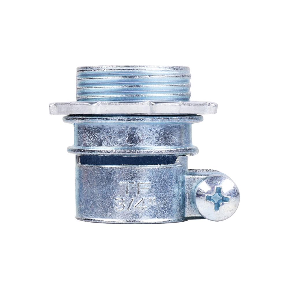 คอนเน็กเตอร์จับท่ออ่อนเหล็ก 3/4 นิ้ว 5 ชิ้น/แพ็ก