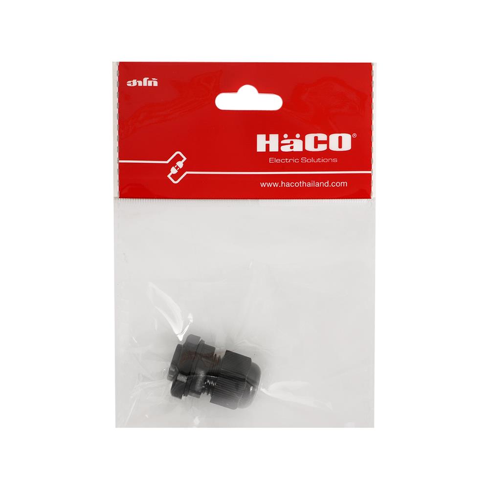 เคเบิ้ลแกรนด์เกลียวล็อค HACO HM-16B สีดำ