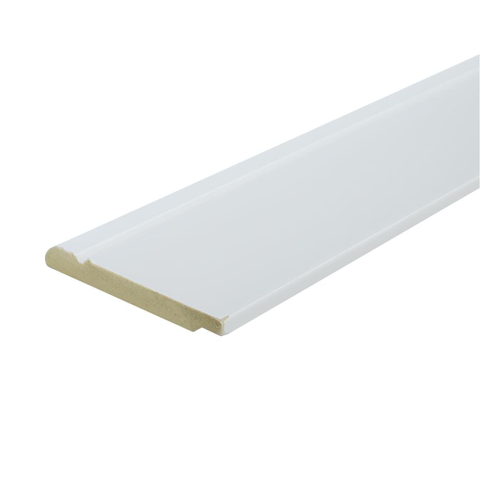 บัวพื้น PS LINEDEKOR MG3101-5 8x300x0.8 ซม. สีขาวด้าน