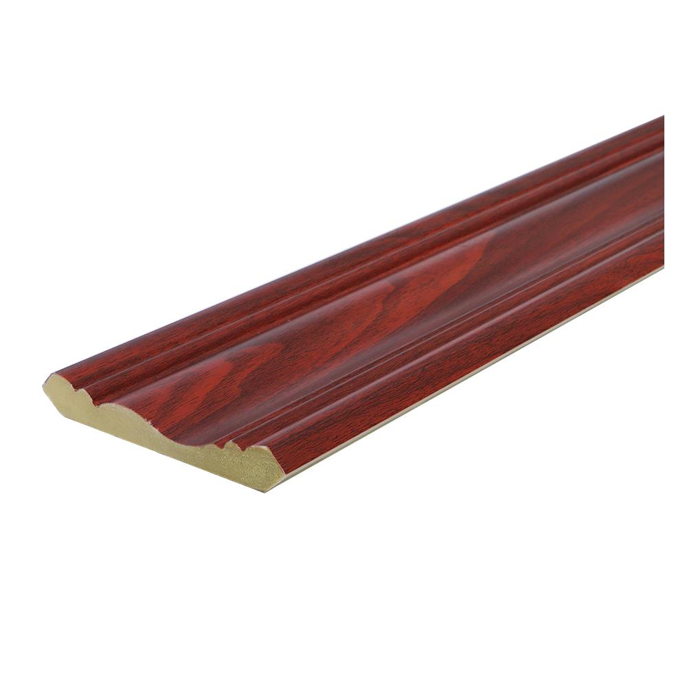 บัวฝ้า PS LINEDEKOR MG4003-4 10.3x300x1.4 ซม. สีไม้แดง