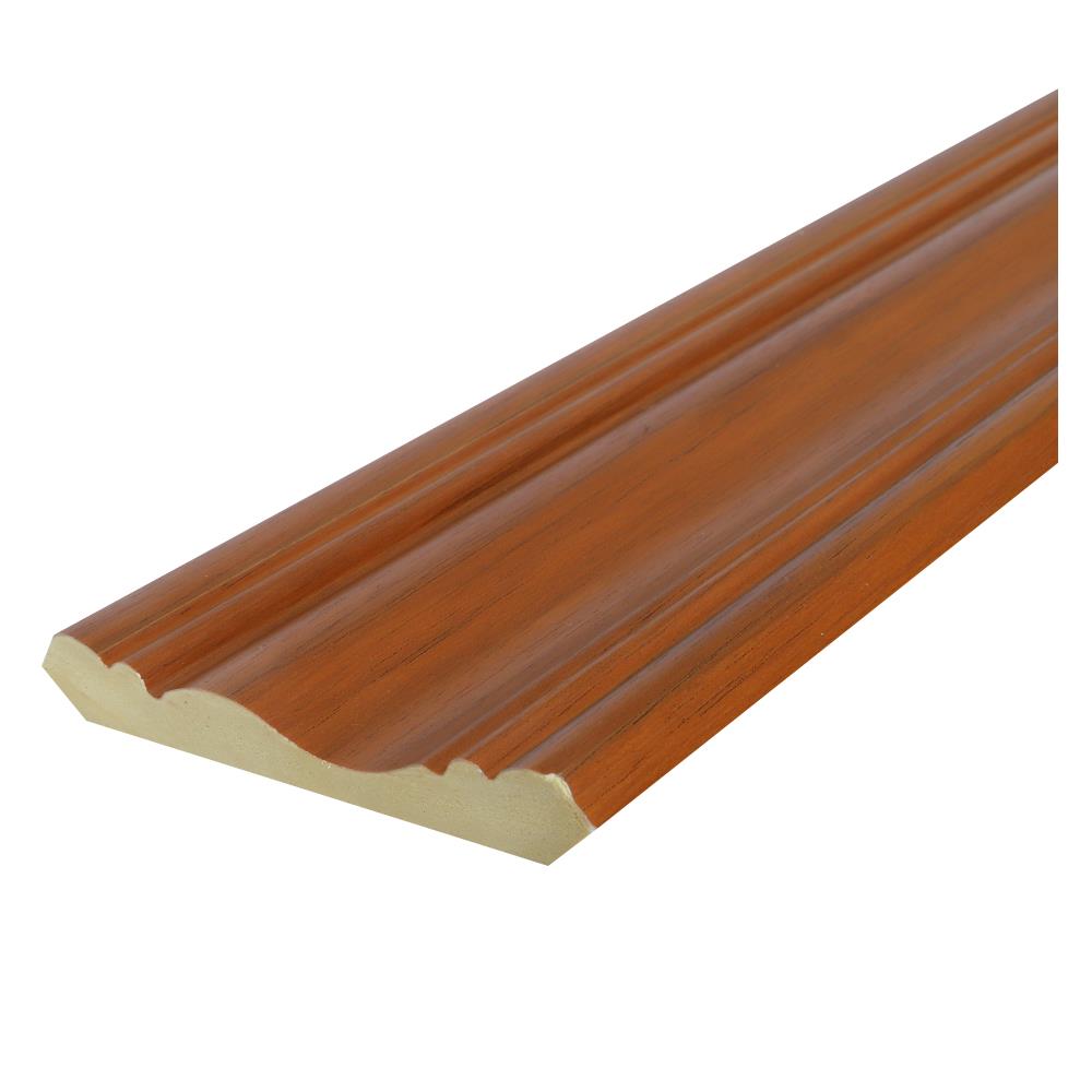 บัวฝ้า PS LINEDEKOR MG4003-3 10.3x300x1.4 ซม. สีไม้สัก