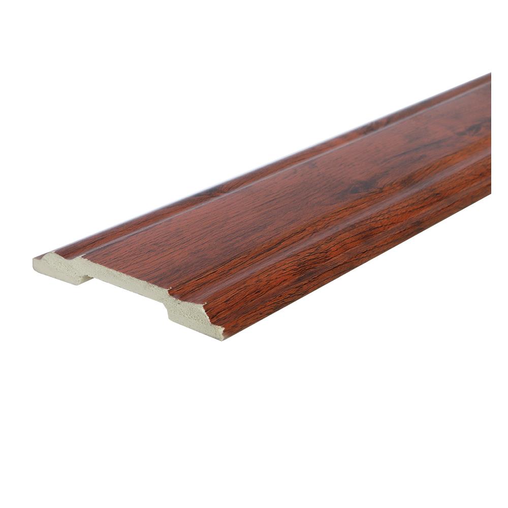 ไม้บัวกลาง YES MOULDING BG004-02 สีไม้มะค่าแดง