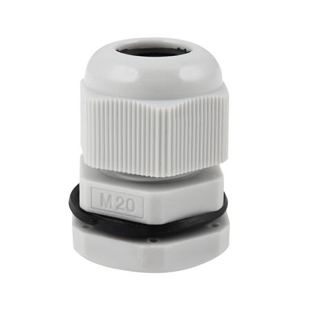 เคเบิ้ลแกลนด์เกลียวล็อค HACO HM-20G สีเทา