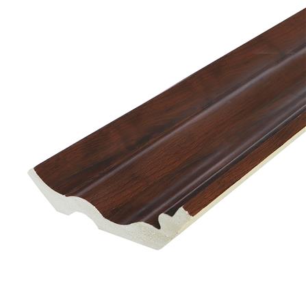 บัวฝ้า YES MOULDING BB007 5x300x2 ซม. สีไม้สัก_0