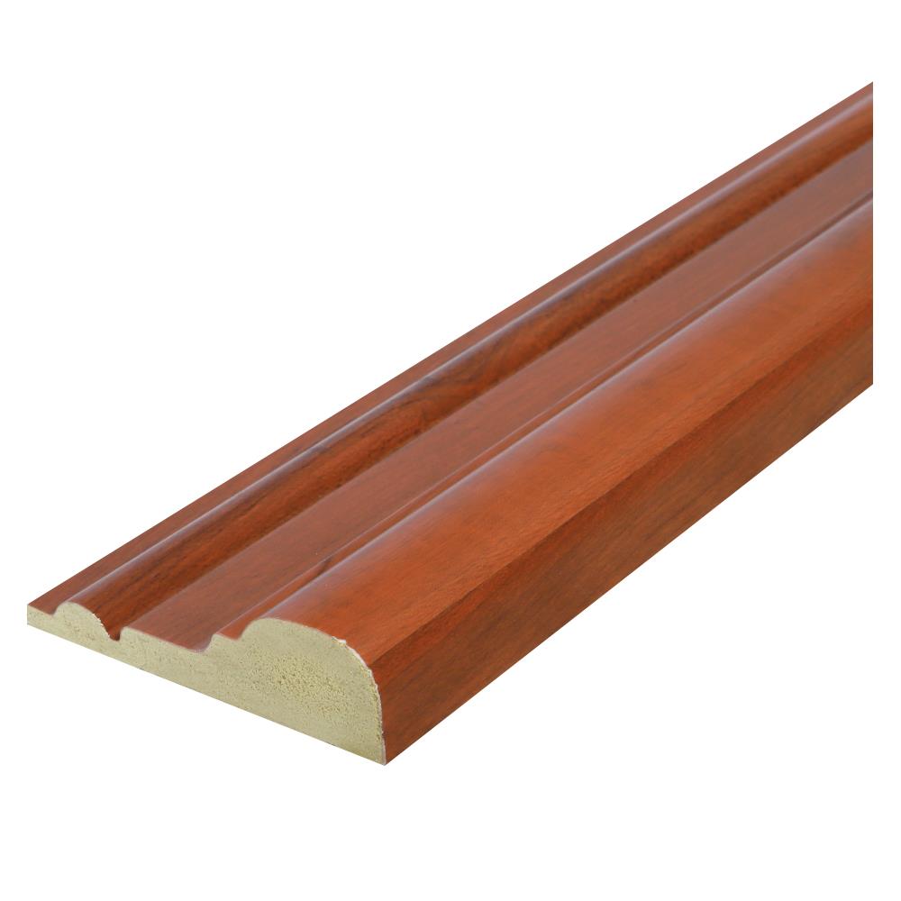 ซับวงกบ PS LINEDEKOR MG3002-2 7.5x300x2.1 ซม. สีไม้มะค่าแดง