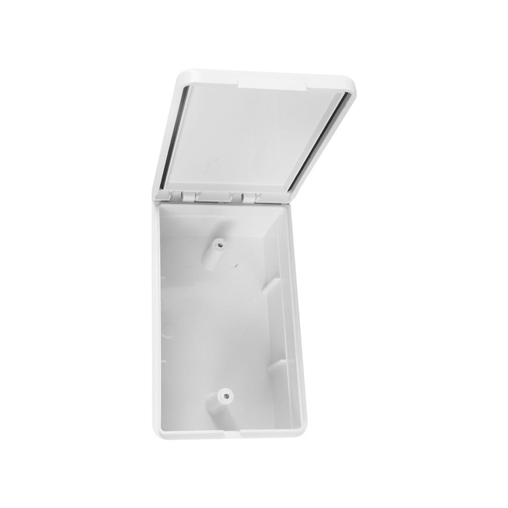 กล่องเซฟตี้เบรกเกอร์แบบกันน้ำฝาทึบ BUSRACAM ELE401 สีขาว