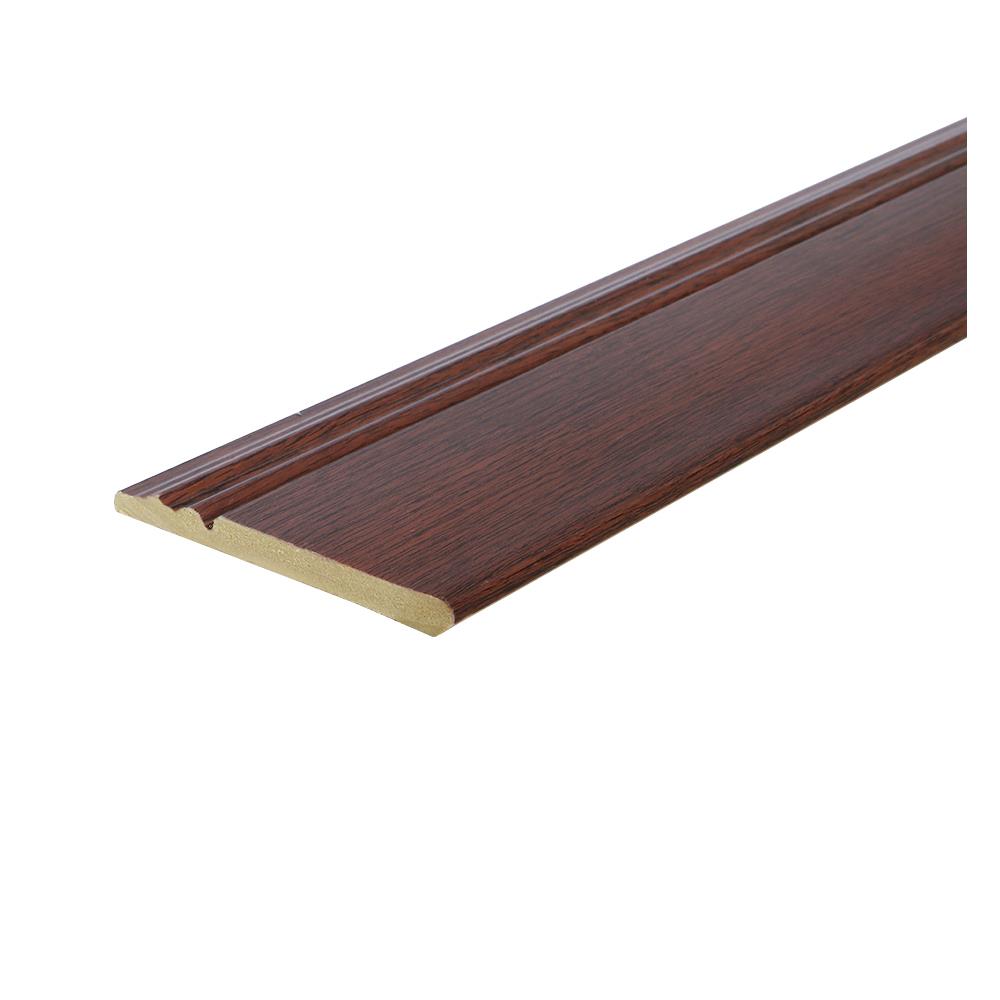 บัวพื้น PS LINEDEKOR MG3401-1 9.0x300x0.7 ซม. สีโรสวู้ด