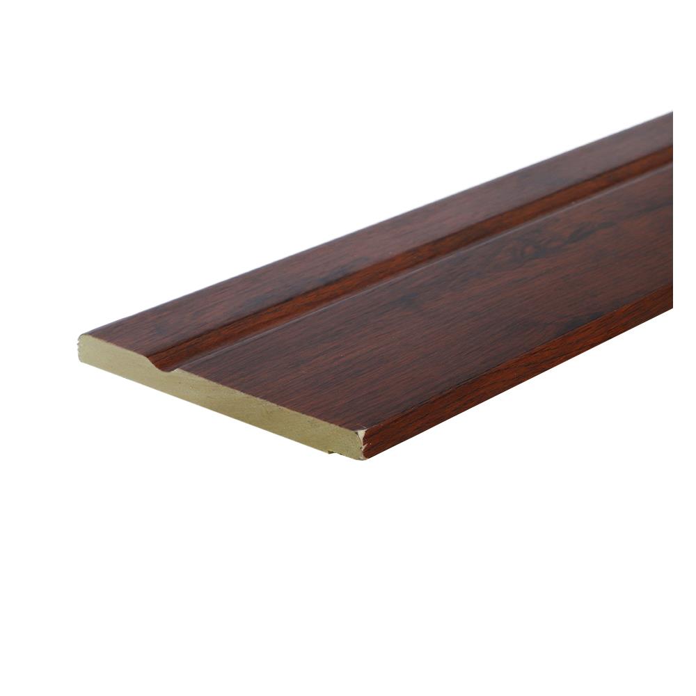 บัวพื้น PS LINEDEKOR MG341-4 8.8x240x0.8 ซม. สีมะค่า