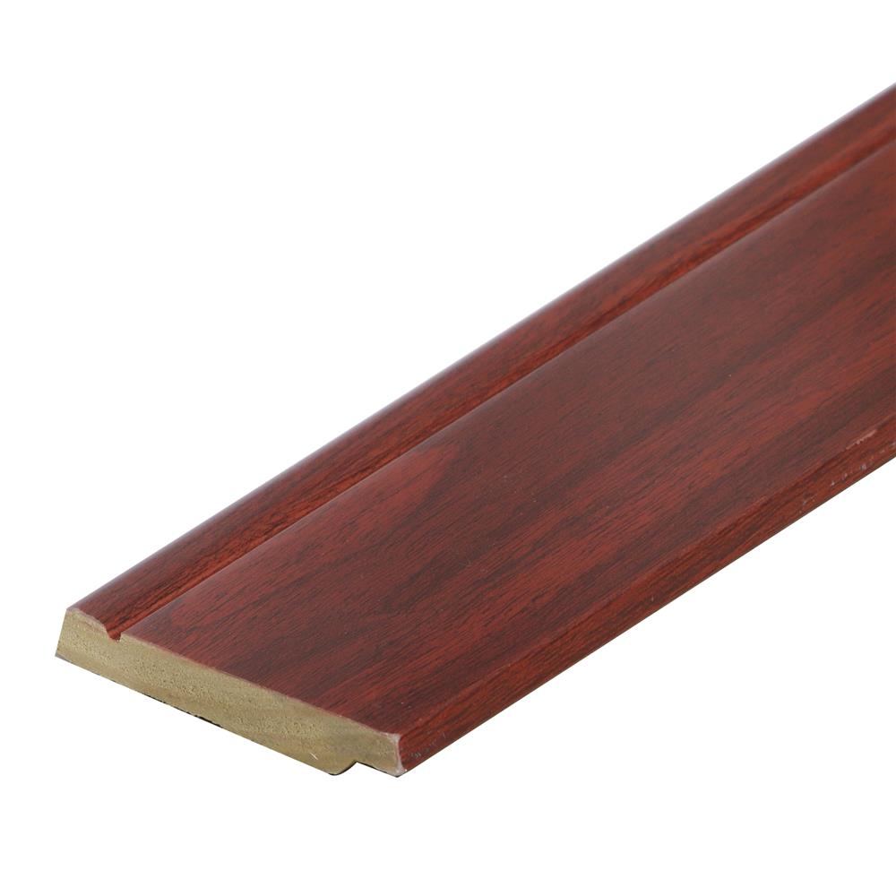 บัวพื้น PS LINEDEKOR MG3101-4 8x300x0.8 ซม. สีไม้แดง